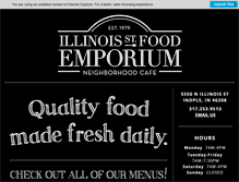 Tablet Screenshot of eatincarryout.com